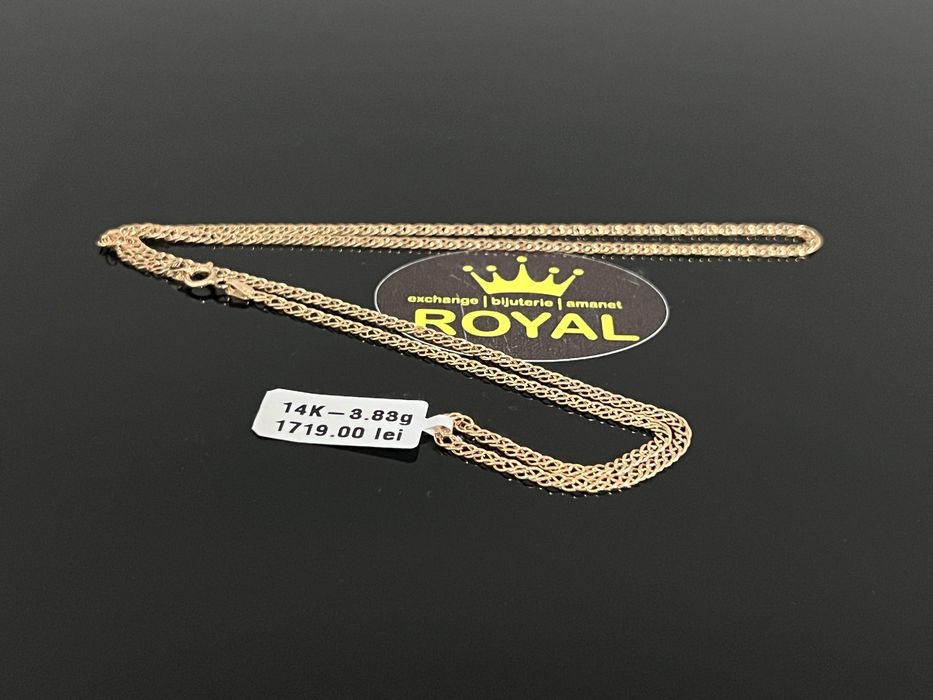 Bijuteria Royal CB : Lant aur 14k 585  3,83 gr