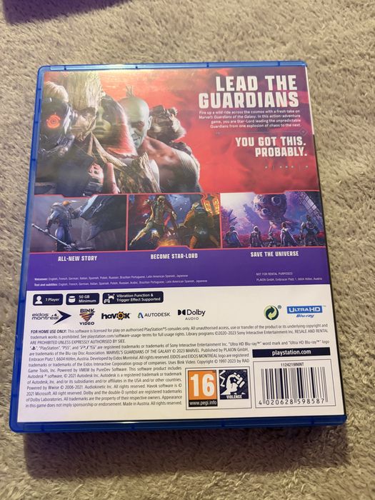Guardians of the Galaxy Ps5
