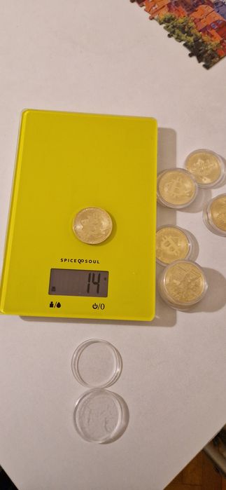 Monede Bitcoin BTC (colecție, suvenir, cadou)