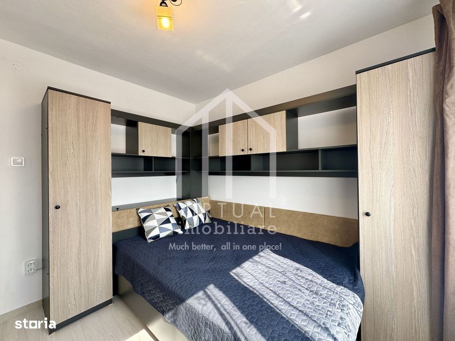 Apartament cu 3 camere, 56mp utili + balcon, etaj 3/4, Vasile Aaron