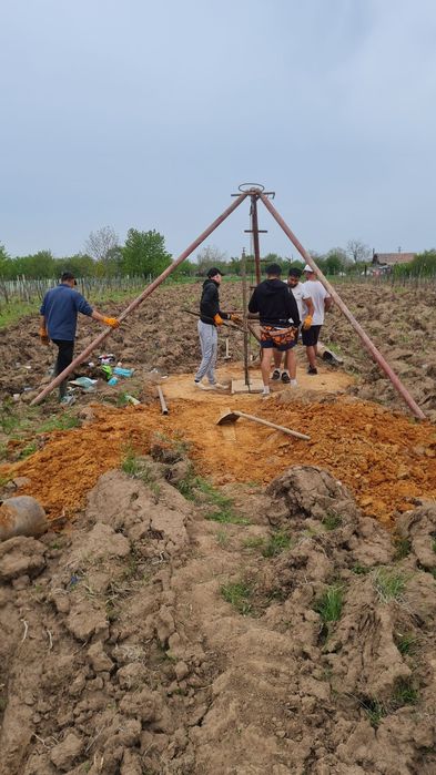 Foraje puturi apă,irigatii,piloni de 0-50 m