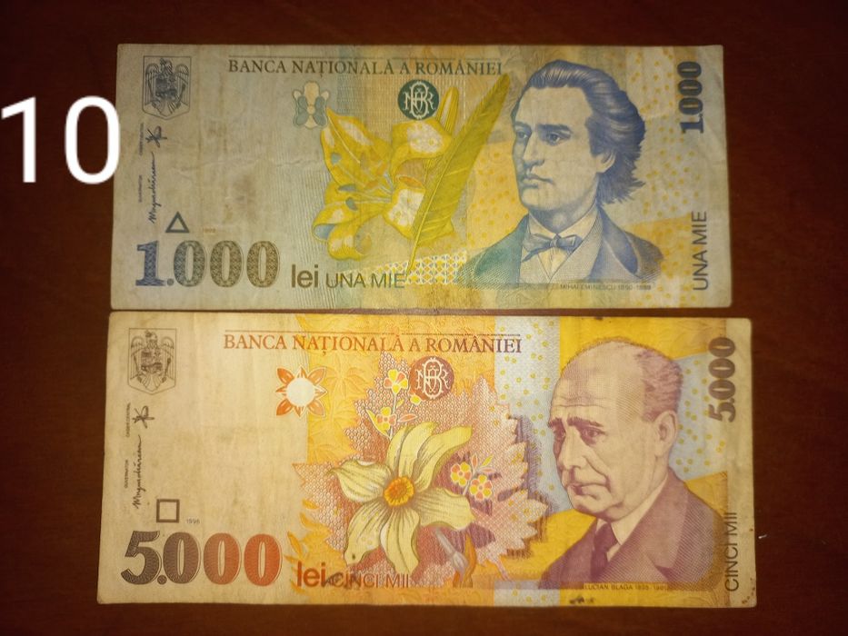 Bancnote vechi din diferiți ani si țări