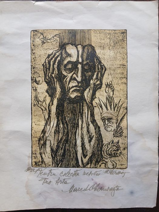Marcel Chirnoagă, „Pe gânduri” (numită și „Gânditorul”), am