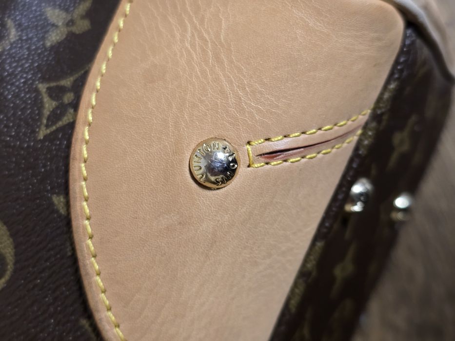Louis Vuitton оригинална дамска чанта от естествена кожа
