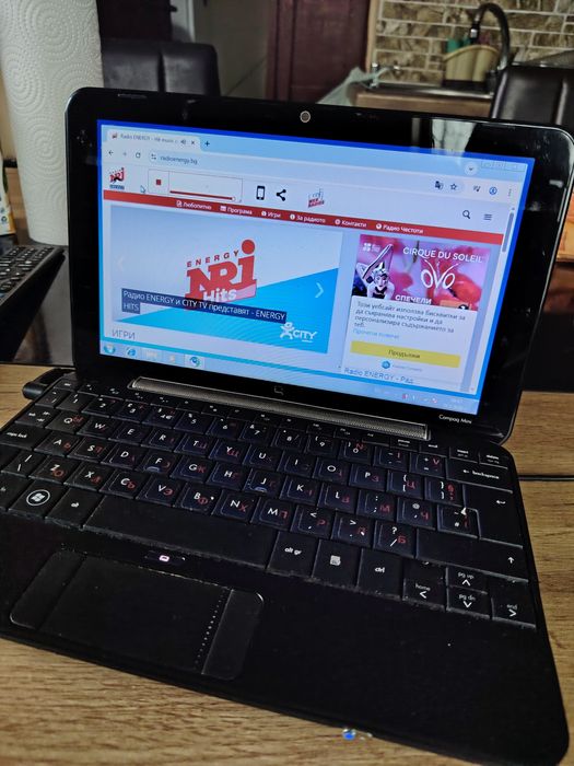 Компактен лаптоп Compaq Mini Офис пакет Готов за работа