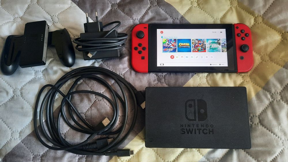 Nintendo Switch V2 - 128 gb карта памет