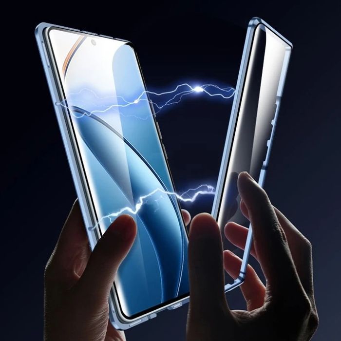 Realme 12 Pro+ / 12 Pro / Двоен 360° магнитен кейс камера протектор