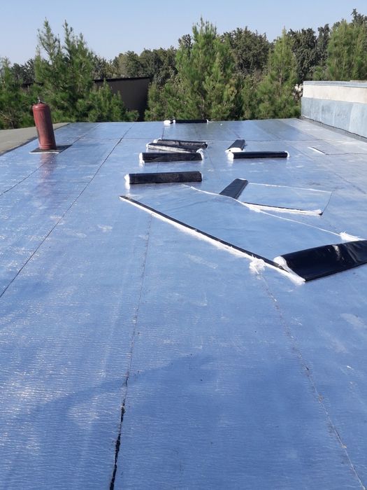 Ремонт- Кровля Крыши. Монтаж мягкой рулонной кровли.