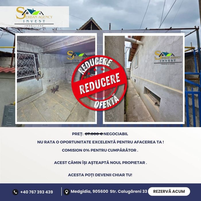 Casă solidă de vânzare în Medgidia – Spațiu, confort și siguranță!