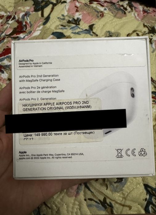 Apple AirPods pro 2nd Generation ORIGINAL в белом цвете
