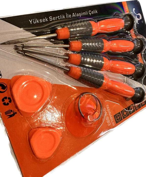 Set surubelnite 7 in 1 + ventuza iPhone Samsung Huawei Xiaomi