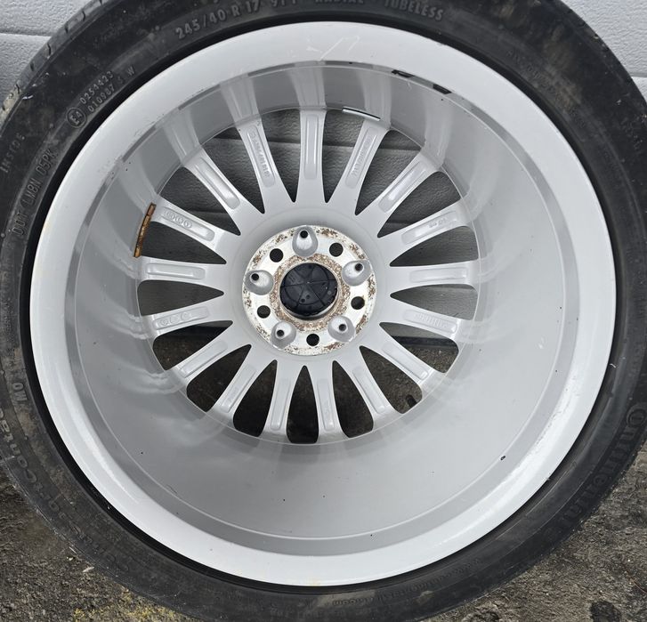 Jante originale 5x112 mercedes c class clk slk w204 r17 in două lățimi