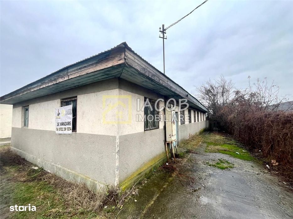 Spatiu productie (fosta moara) cu anexe, Buhoci, Bacau