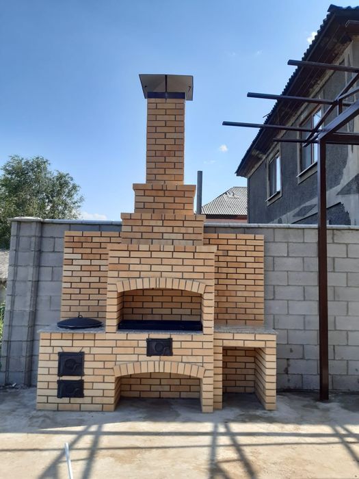 Комплексные печи барбекю