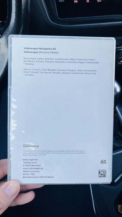 Сд карта с навигация за фолксваген