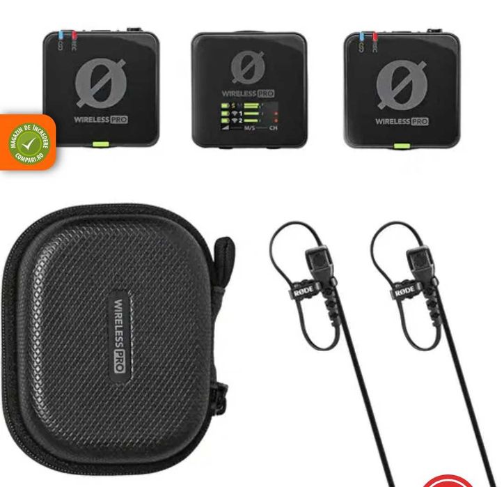 Rode Wireless Pro 2 Sistem Microfon Wireless Dual + accesorii