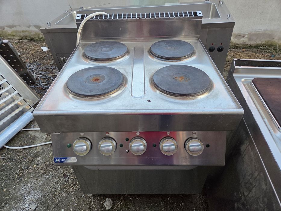 Aparat curatat cartofi, Grill gaz sau electric de banc la 380v, neted