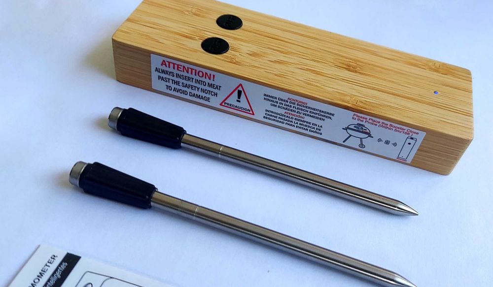 термометри 2бр за месо - wireless, smart, IP67