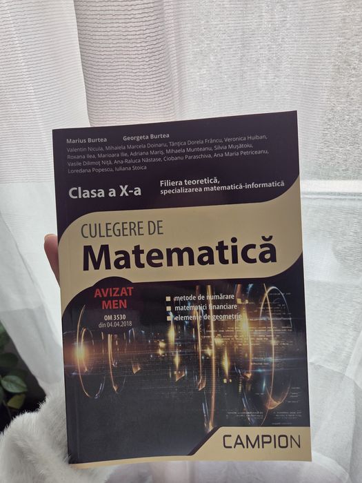 Vand Culegeri Matematica + Manual Noi