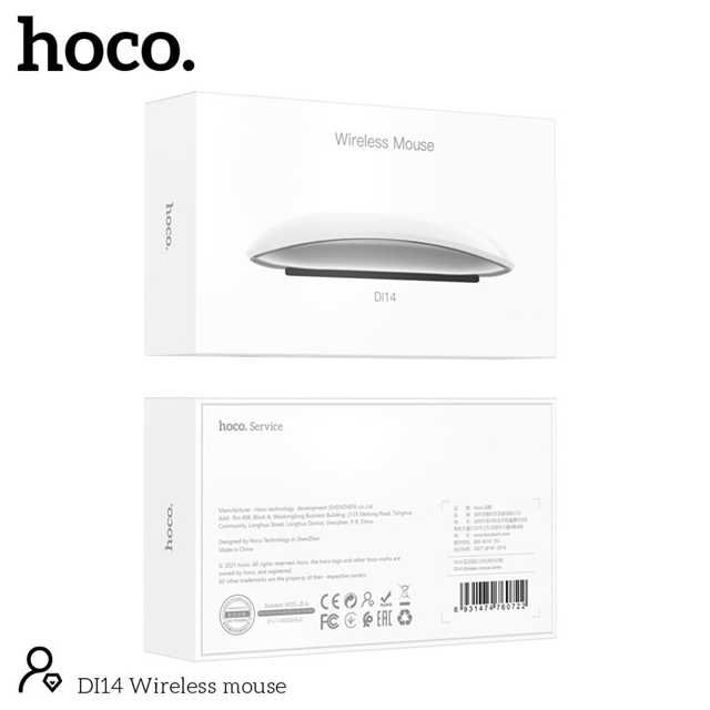 Hoco DI14 Wireless Magic Mouse Беспроводная перезаряжаемая мышь BT5.0v
