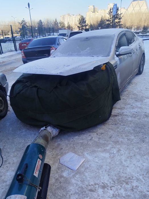 Отогрев грузовых и легковых