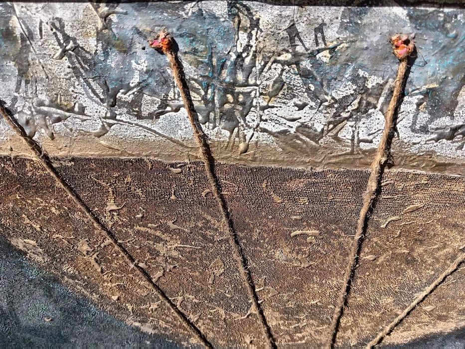 Tablou vechi modernist - semmnat