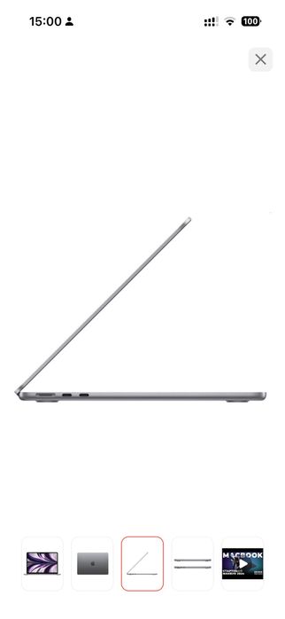 Макбук с коробкой