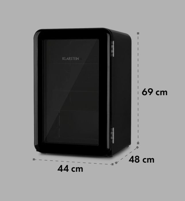 Ретро хладилна витрина Klarstein 70L