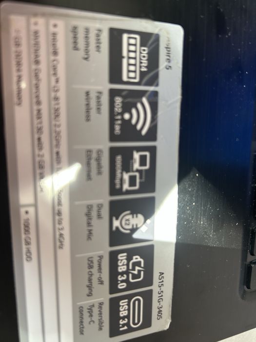 Лаптоп Acer Aspire 5