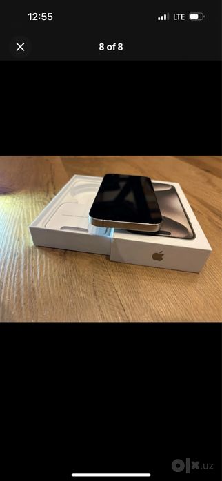 iPhone 15 pro natural titanium