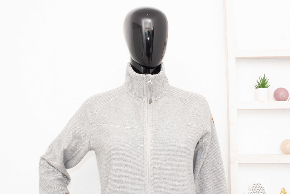 Fjallraven Ronja Fleece оригинално дамско поларено яке сиво цял цип XS