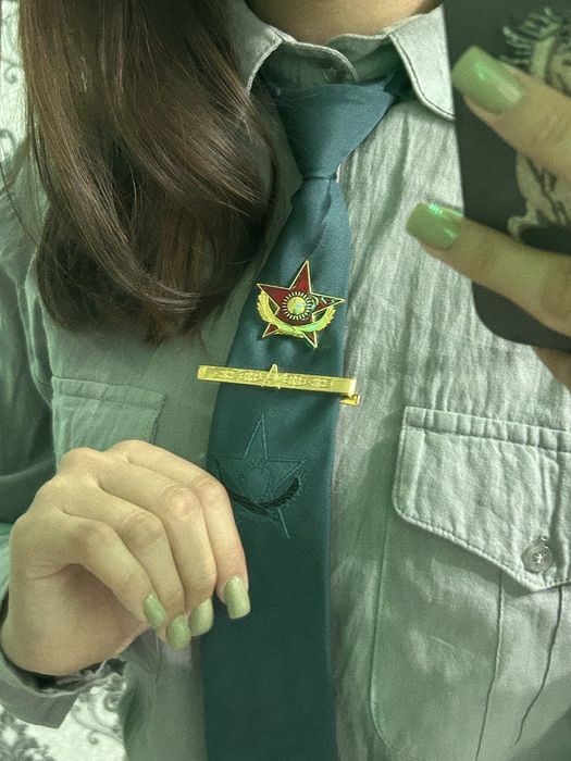 Серая рубашка НВП