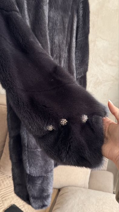 Норкая шуба цельная
