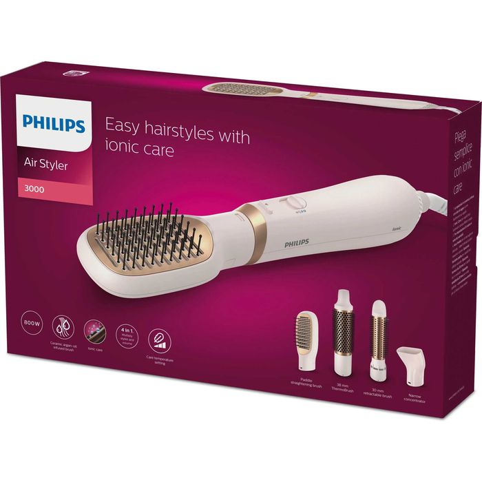 Perie cu aer cald Philips Seria 3000 BHA310/00, 800W