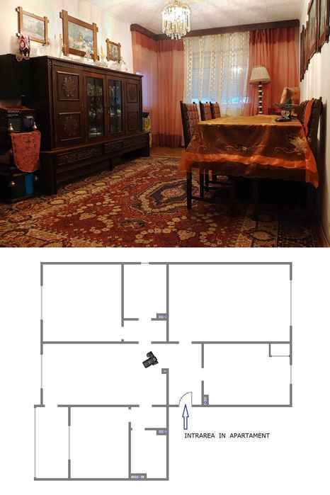 Vând  apartament  4 camere  Micro.4