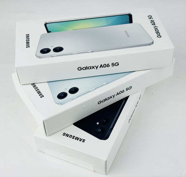 НОВ! Samsung Galaxy A06 5G 64GB 4RAM Black/ Gray /Green 2г. Гаранция!