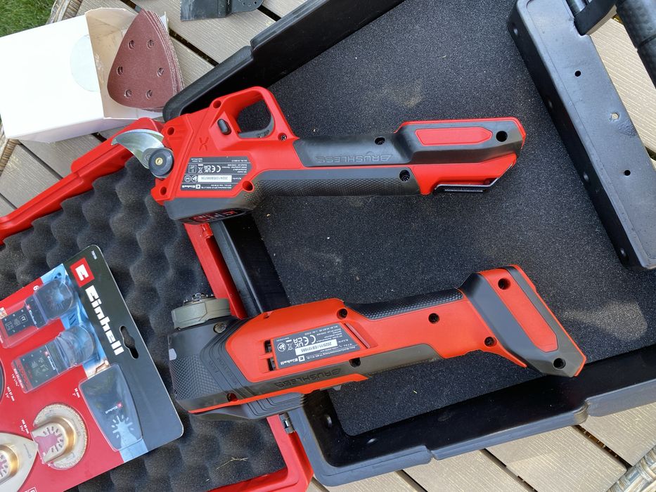Set Scule Einhell Professional 18V Brushless (Foarfecă Crengi + Unealtă Multifuncțională) – În Casetă
