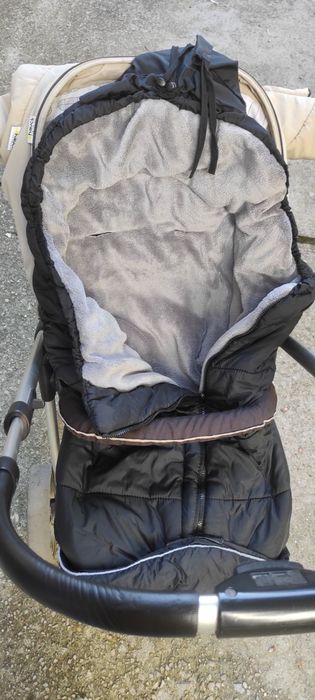 Cangaroo Термочувал Fluffy за количка черен