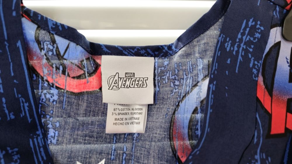 Медицинска работна туника Captain America