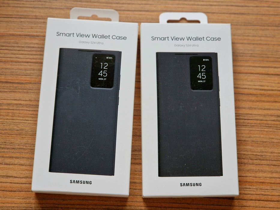 Husa Smart View Originala Samsung Galaxy S24 ULTRA Noua!Negru Activa