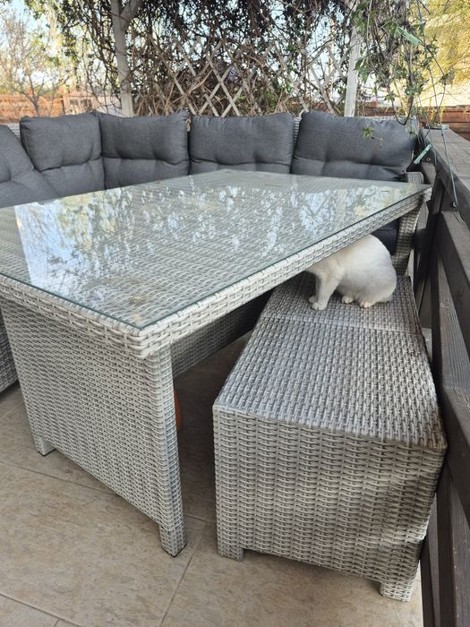 Mobilier terasa ratan