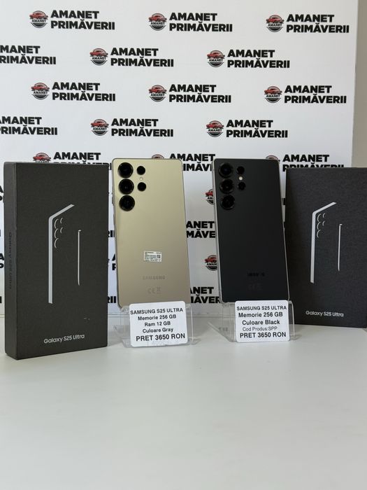 Samsung S25 Ultra 256 GB 100% Baterie Impecabil