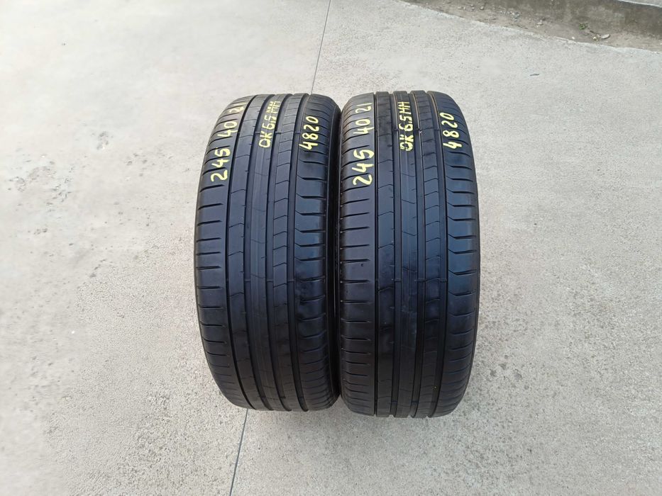 Doua anvelope vara 245 40 21 pirelli p zero pz4 profil de 6,5 mm