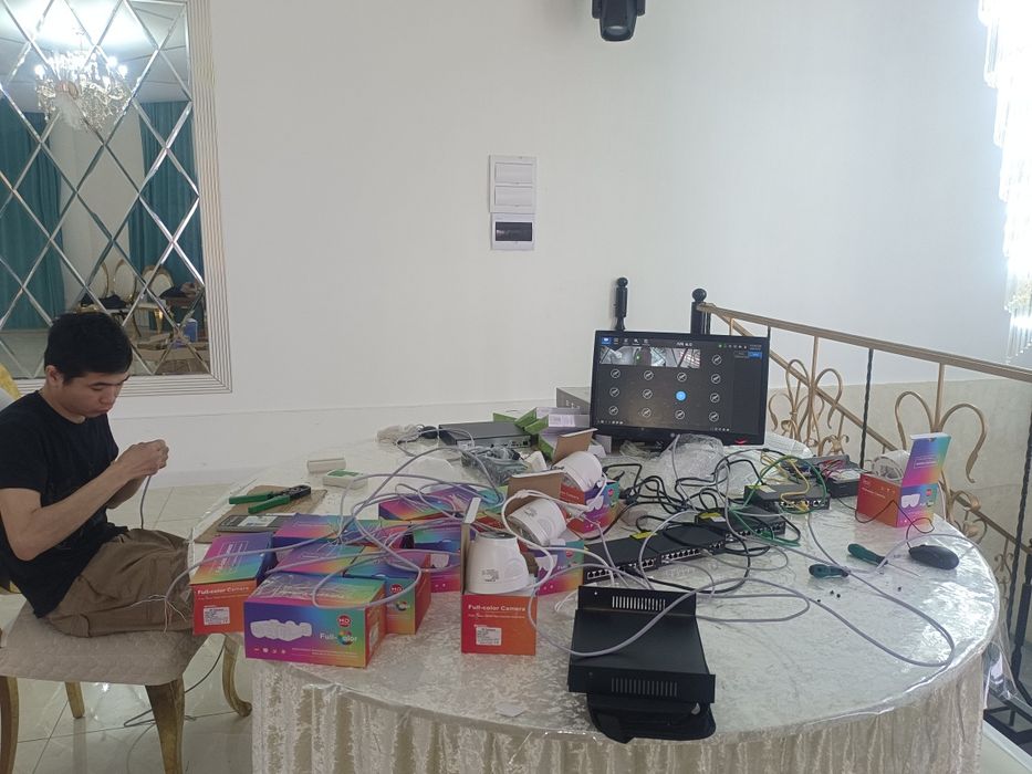 Установка видеонаблюдение