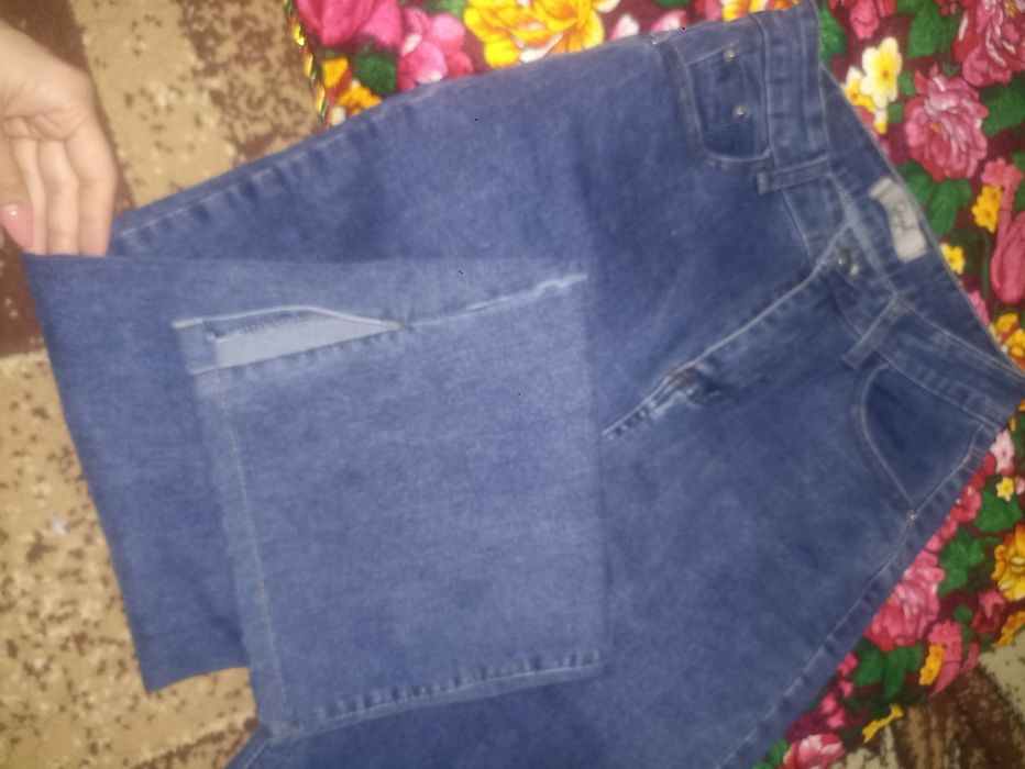 Джинсы темно синий