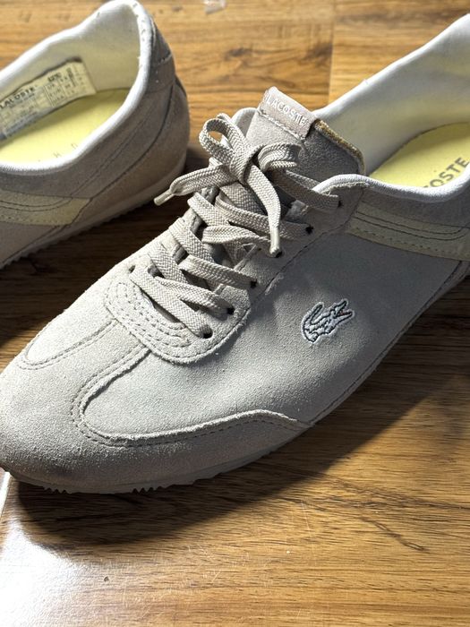 кроссовки LACOSTE в ретро стилье