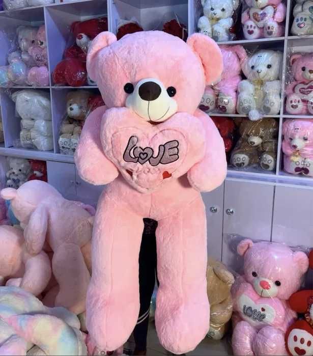 ПРОМО! Голямо плюшено Мече 120см Love you