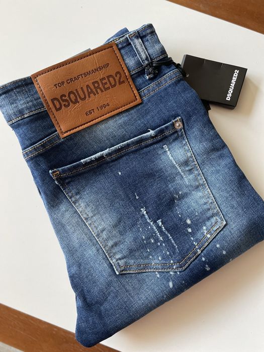 Мъжки дънки в син цвят