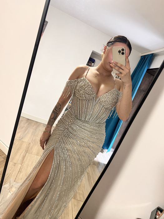 rochie de ocazie cu pietre