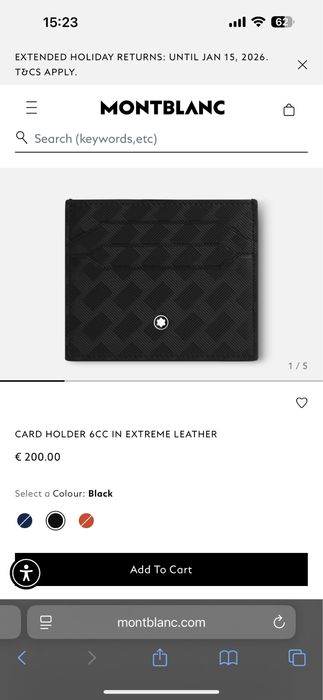 Montblanc extreme 3.0 cardholder